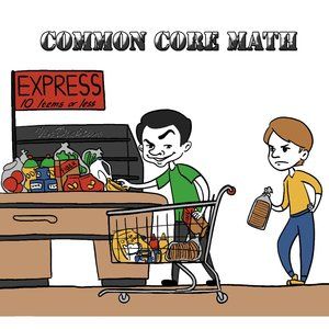 Common Core Math Express Lane VinDicktive Mens Grey Poly Short Sleeve T Shirt XL